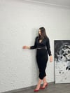 SHOW BÜZGÜ DETAYLI SİYAH ETEK