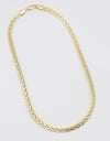 SİAN YASSI HASIR GOLD KOLYE