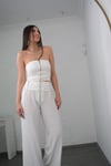 SİENA TASARIM BEYAZ PANTOLON