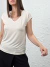 SİMBA BEJ V YAKA SİMLİ TSHİRT