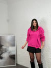 SİNA ASİMETRİK PEMBE SWEAT