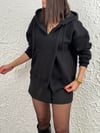 SİNA ASİMETRİK SİYAH SWEAT