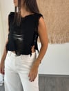 SOLE HANDMADE SİYAH BLUZ