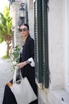 SORELLE ŞERİT DETAYLI SİYAH KAFTAN