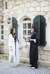 SORELLE ŞERİT DETAYLI SİYAH KAFTAN