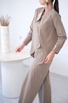 SORTİ ASİMETRİK VİZON TASARIM BLUZ