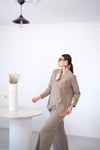 SORTİ ASİMETRİK VİZON TASARIM BLUZ
