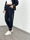 SOTTE SİYAH TASARIM PANTOLON
