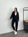 SOTTE SİYAH TASARIM PANTOLON