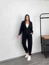 SOTTE SİYAH TASARIM PANTOLON