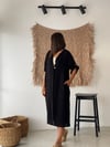 SUYETO SİYAH  KAFTAN ELBİSE