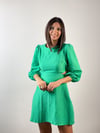 TALLY YEŞİL PENCERELİ ELBİSE