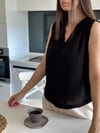 TARO SİYAH MÜSLİN BLUZ