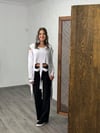 TELA SİYAH RAHAT PANTOLON