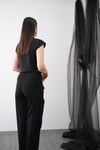 TİLA SİYAH TASARIM PANTOLON