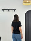 TİNO V YAKA SİYAH TSHIRT