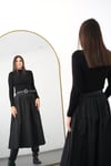 TLAY SİYAH TASARIM ETEK