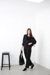 TOLLY SİYAH TRİKO PANTOLON