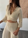 TORİ BEL LASTİKLİ BEJ PANTOLON
