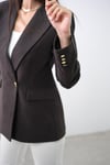 TROPE GOLD DÜĞMELİ ANTRASİT BLAZER