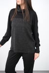 TWEED TRİKO DETAYLI TASARIM BLUZ