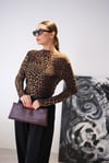 ULKY KAHVE LEOPAR BLUZ