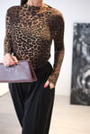 ULKY KAHVE LEOPAR BLUZ