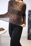 ULKY KAHVE LEOPAR BLUZ