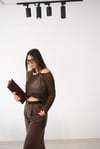 VAİL DELİKLİ KAHVE TRİKO