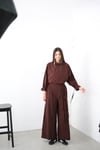 VALENTİ BORDO ŞERİT DETAYLI PANTOLON