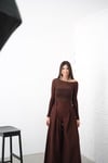 VALENTİ GENİŞ PAÇA BORDO PANTOLON