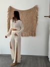 VALYA BEJ YIRTMAÇLI LİGHT PANTOLON