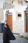 VELİN MOR/SİYAH KOLYELİ KAFTAN