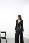 VİALE SİYAH AKSESUAR DETAYLI BLAZER
