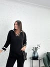 VİANA SİYAH TRİKO TAKIM