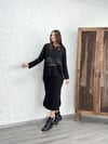 VİNA FİLE DETAYLI TRİKO BLUZ