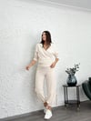 VİNA JOGGER TRİKO EKRU PANTOLON