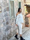 VİNA KOL FERMUARLI EKRU BLUZ
