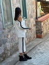 VİNA KOL FERMUARLI EKRU BLUZ
