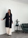 VİNA SİYAH TRİKO CEKET