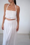 VİVİ BAĞLAMALI BEYAZ CROPTOP