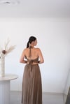 VİVİ BAĞLAMALI KAHVE CROPTOP