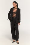 VOGUE KEMER DETAYLI SİYAH BLAZER