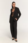 VOGUE KEMER DETAYLI SİYAH BLAZER