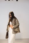 WİLD FEMME BEJ LEOPAR CEKET