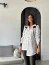 WİNX BEYAZ ASİMETRİK GÖMLEK
