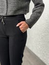 YASUA KADİFE SİYAH PANTOLON
