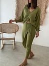 YOBO SAGE GREEN MÜSLİN PANTOLON