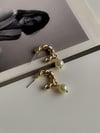 Burgu İncili Küpe (3 Cm)