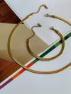 Çelik Desenli Kolye (46 Cm)